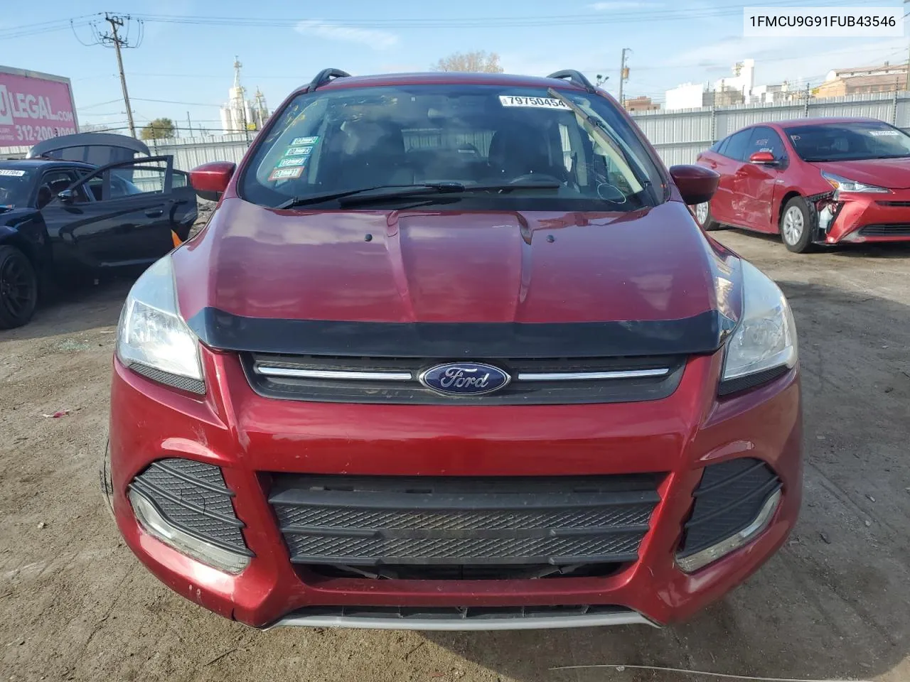 2015 Ford Escape Se VIN: 1FMCU9G91FUB43546 Lot: 79750454