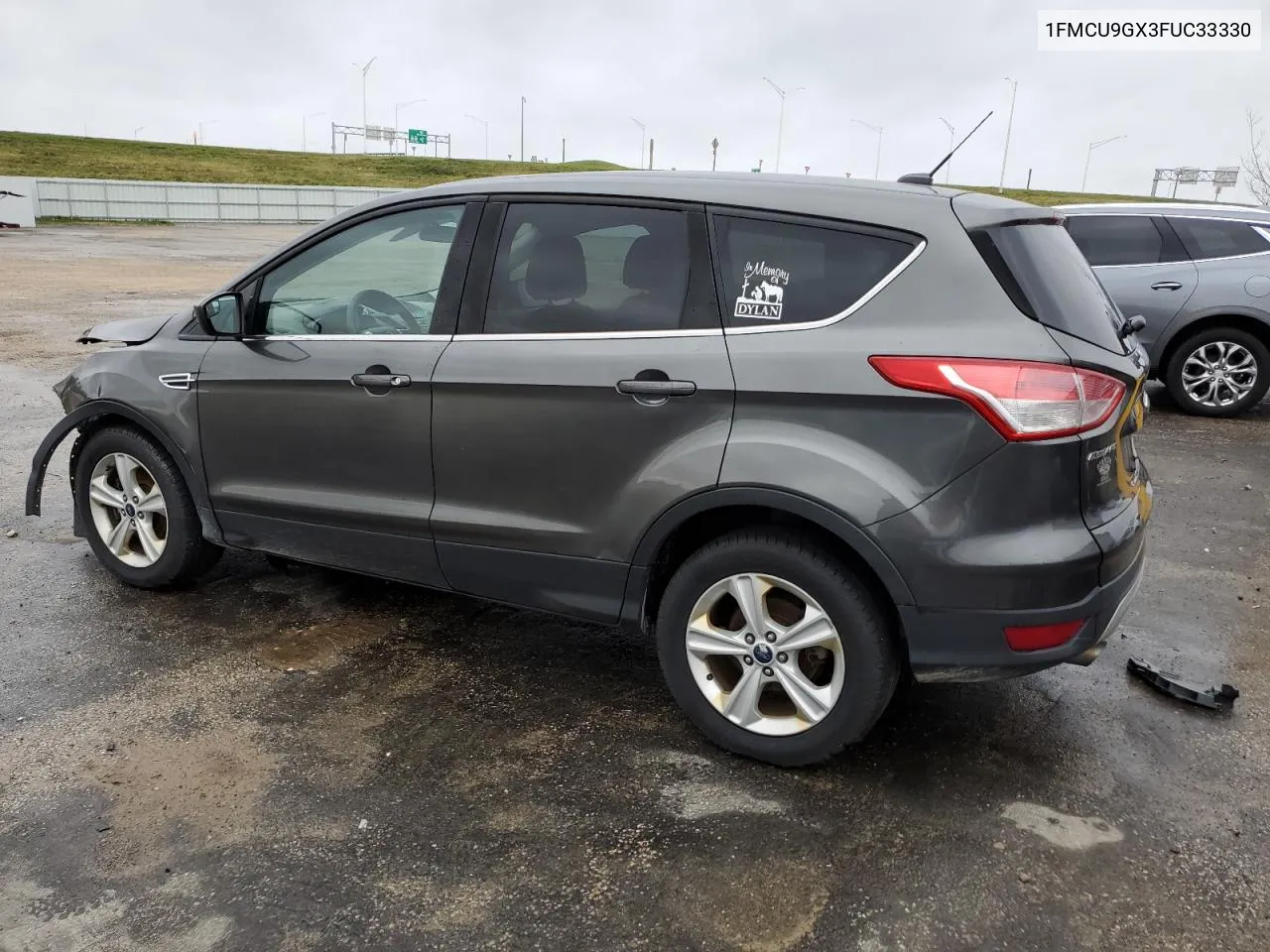 2015 Ford Escape Se VIN: 1FMCU9GX3FUC33330 Lot: 80009124