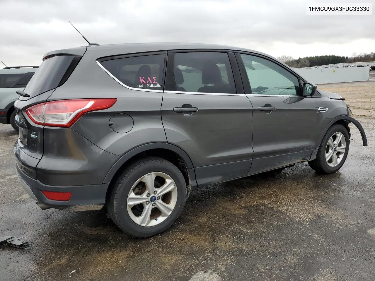 2015 Ford Escape Se VIN: 1FMCU9GX3FUC33330 Lot: 80009124