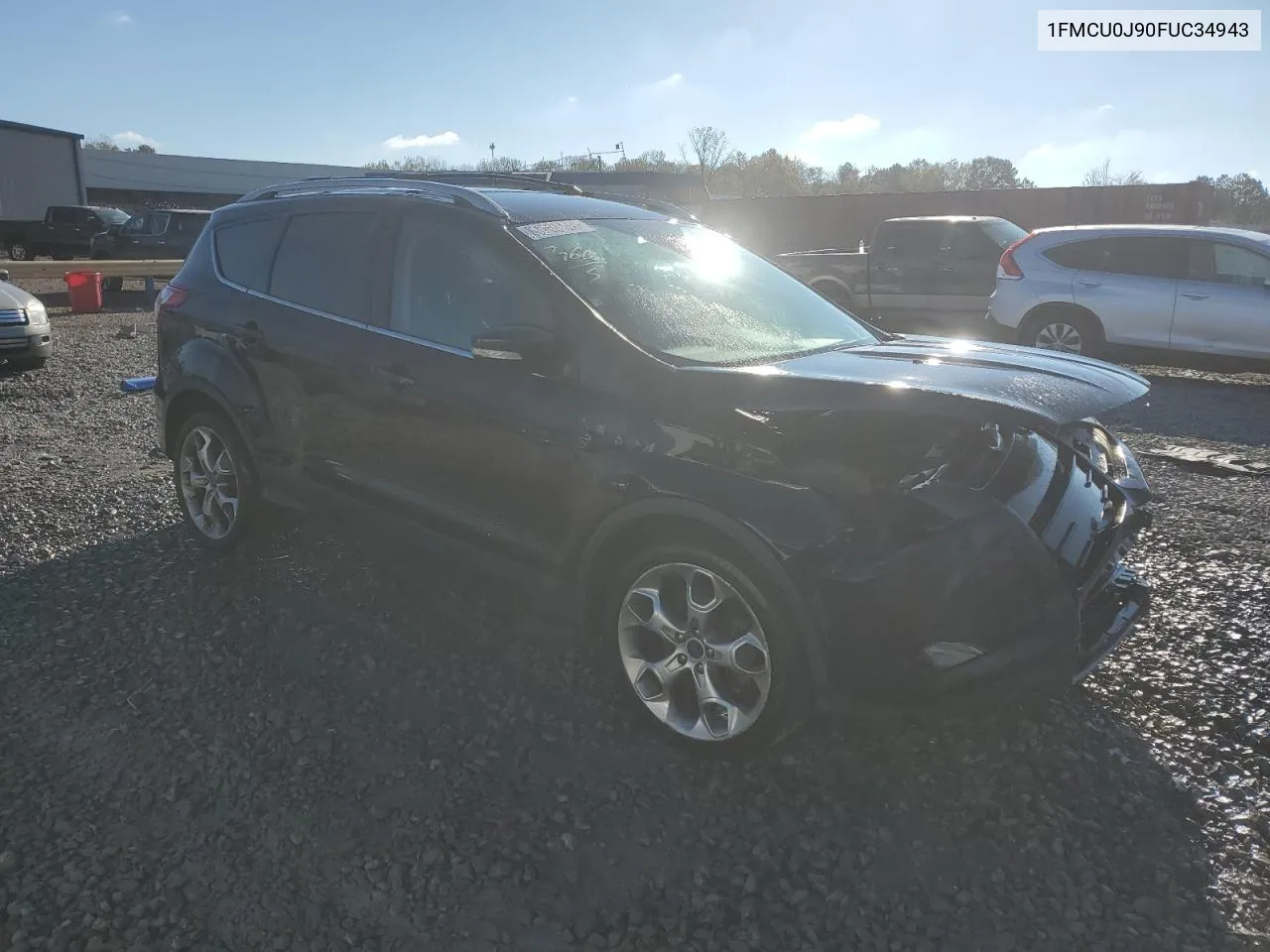 2015 Ford Escape Titanium VIN: 1FMCU0J90FUC34943 Lot: 80206434