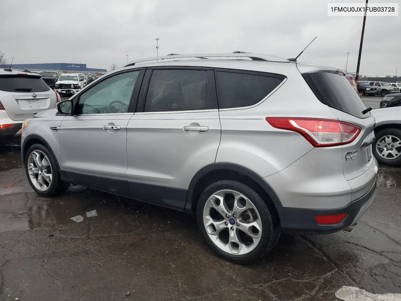 2015 Ford Escape Titanium VIN: 1FMCU0JX1FUB03728 Lot: 80854434