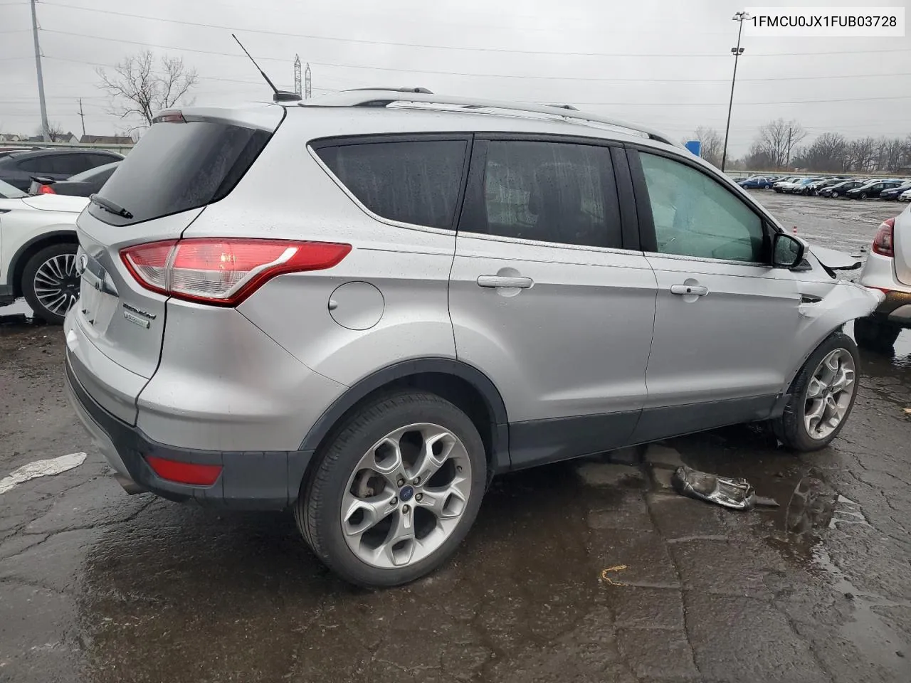 2015 Ford Escape Titanium VIN: 1FMCU0JX1FUB03728 Lot: 80854434