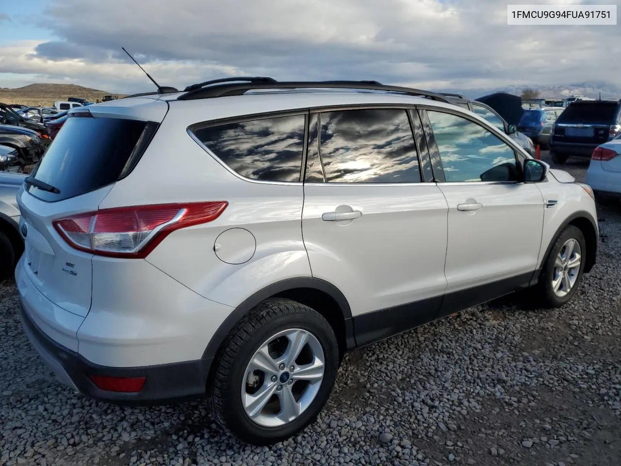 2015 Ford Escape Se VIN: 1FMCU9G94FUA91751 Lot: 81289774