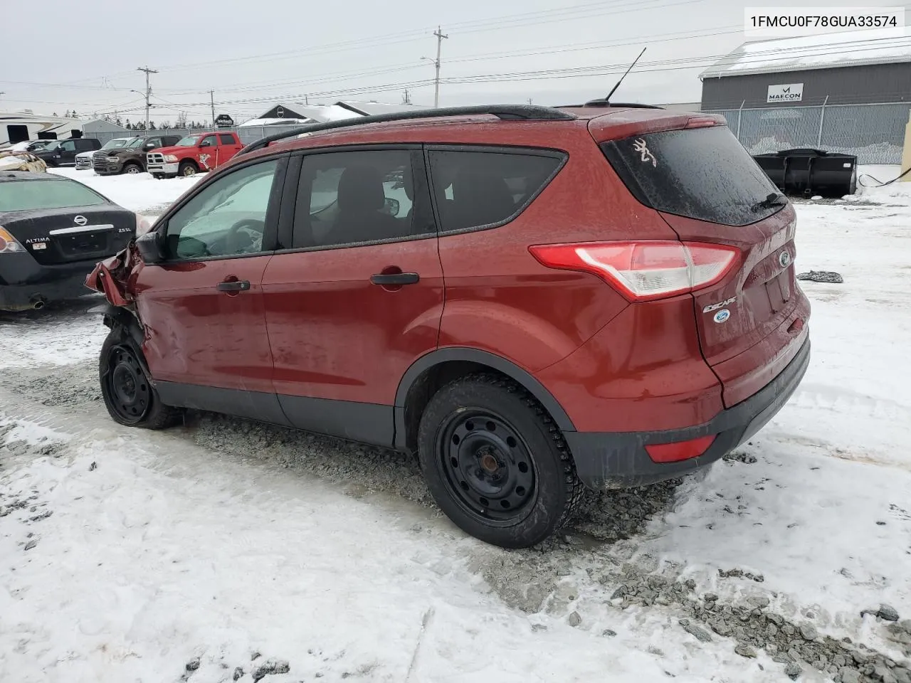 2016 Ford Escape S VIN: 1FMCU0F78GUA33574 Lot: 43070524