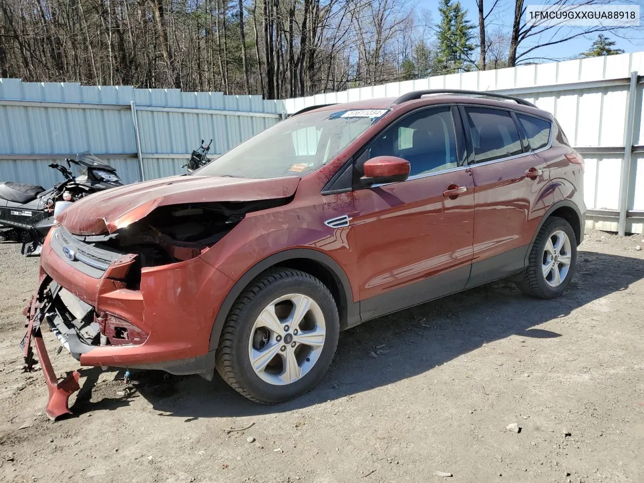 2016 Ford Escape Se VIN: 1FMCU9GXXGUA88918 Lot: 51611234