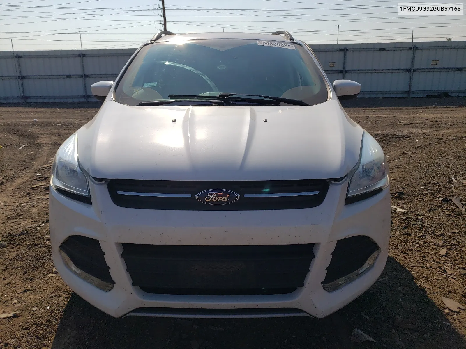 2016 Ford Escape Se VIN: 1FMCU9G92GUB57165 Lot: 54886324