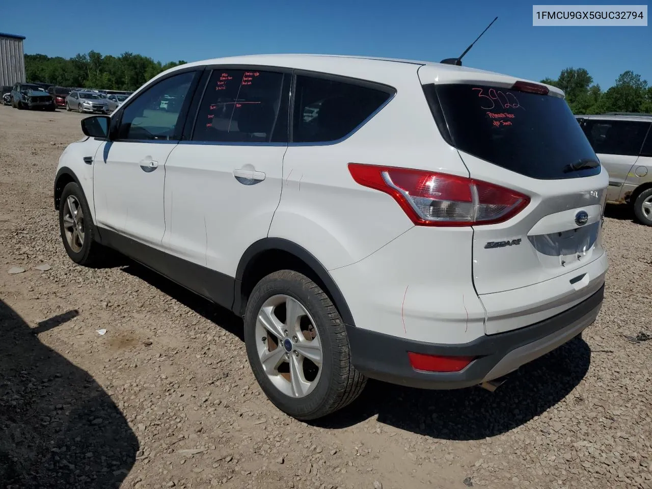 2016 Ford Escape Se VIN: 1FMCU9GX5GUC32794 Lot: 56596834