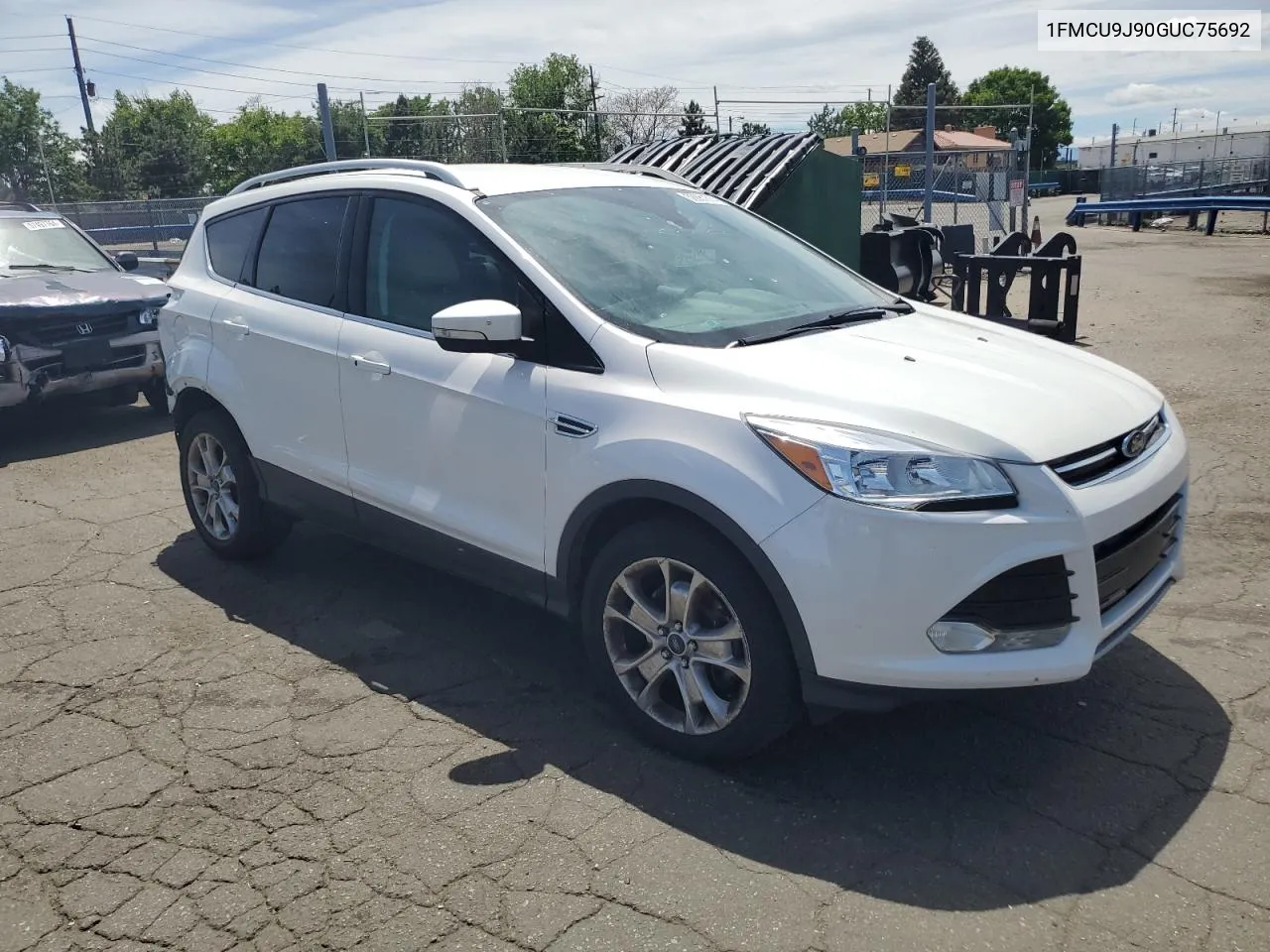 2016 Ford Escape Titanium VIN: 1FMCU9J90GUC75692 Lot: 56681314