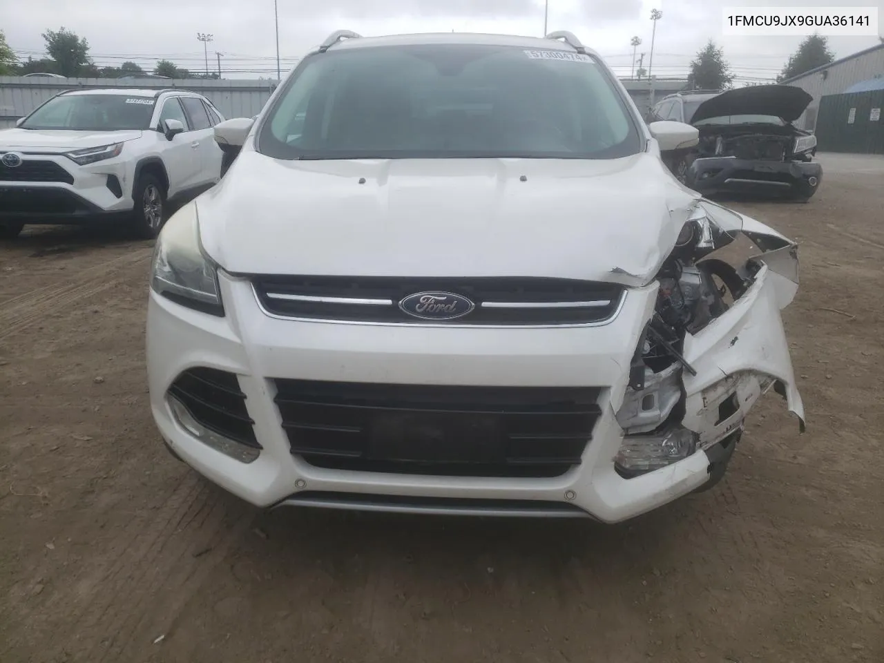 2016 Ford Escape Titanium VIN: 1FMCU9JX9GUA36141 Lot: 57300474