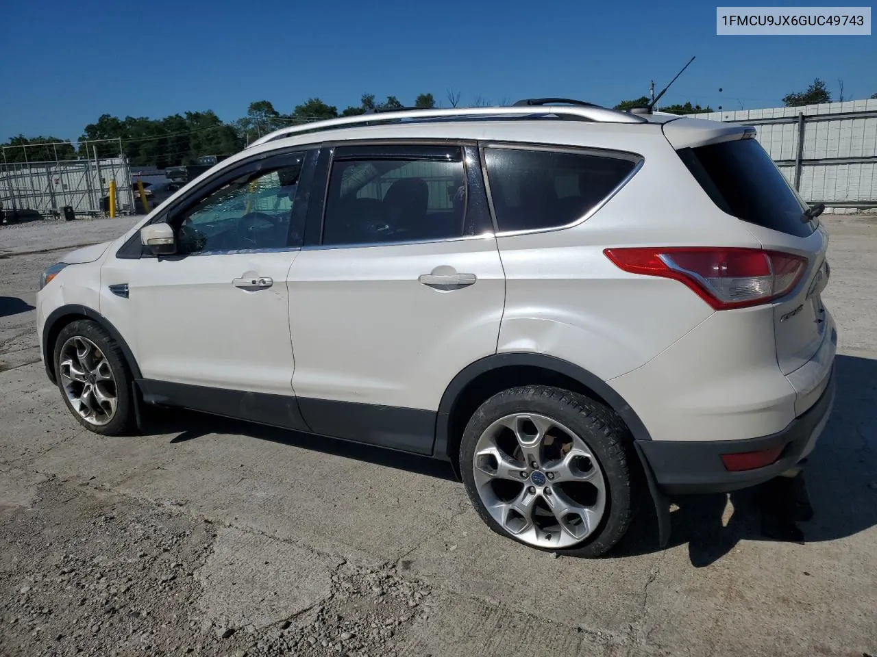 2016 Ford Escape Titanium VIN: 1FMCU9JX6GUC49743 Lot: 57490404