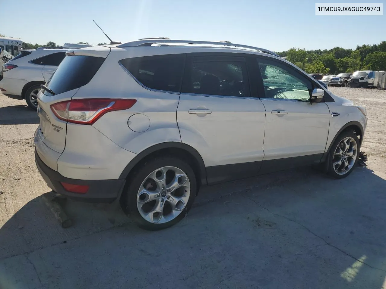 2016 Ford Escape Titanium VIN: 1FMCU9JX6GUC49743 Lot: 57490404