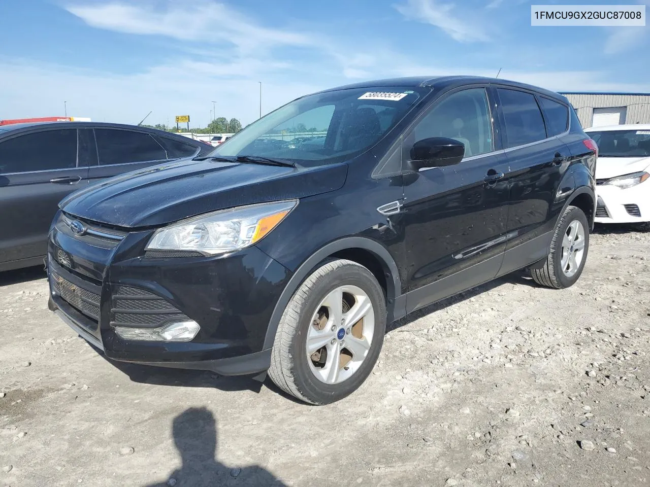 2016 Ford Escape Se VIN: 1FMCU9GX2GUC87008 Lot: 58035524