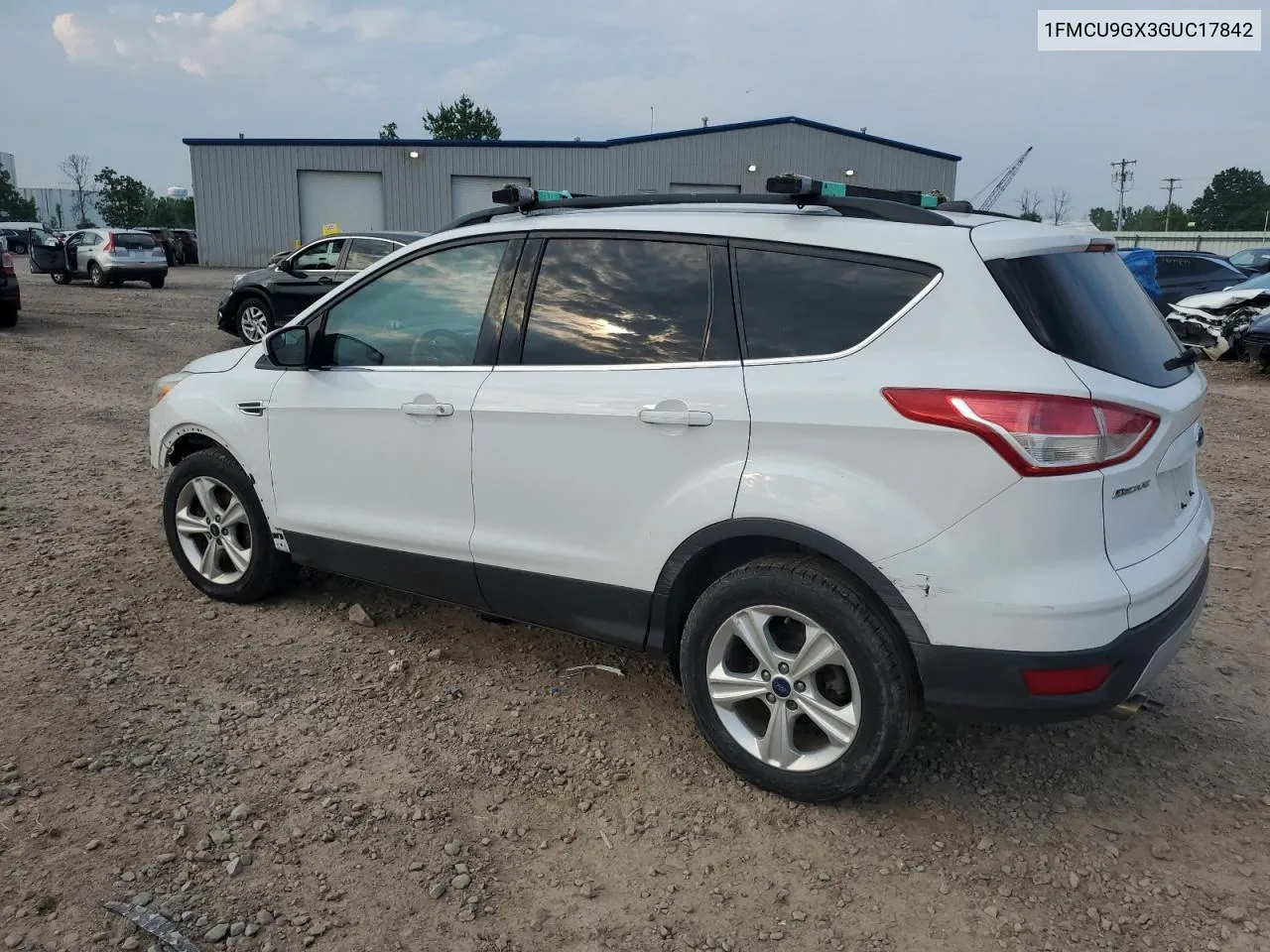 2016 Ford Escape Se VIN: 1FMCU9GX3GUC17842 Lot: 59653814