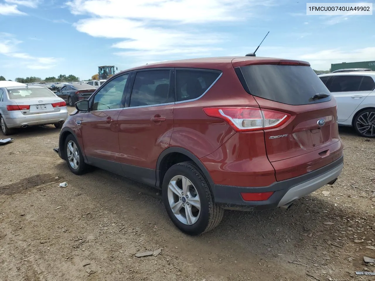 2016 Ford Escape Se VIN: 1FMCU0G74GUA49902 Lot: 61148154