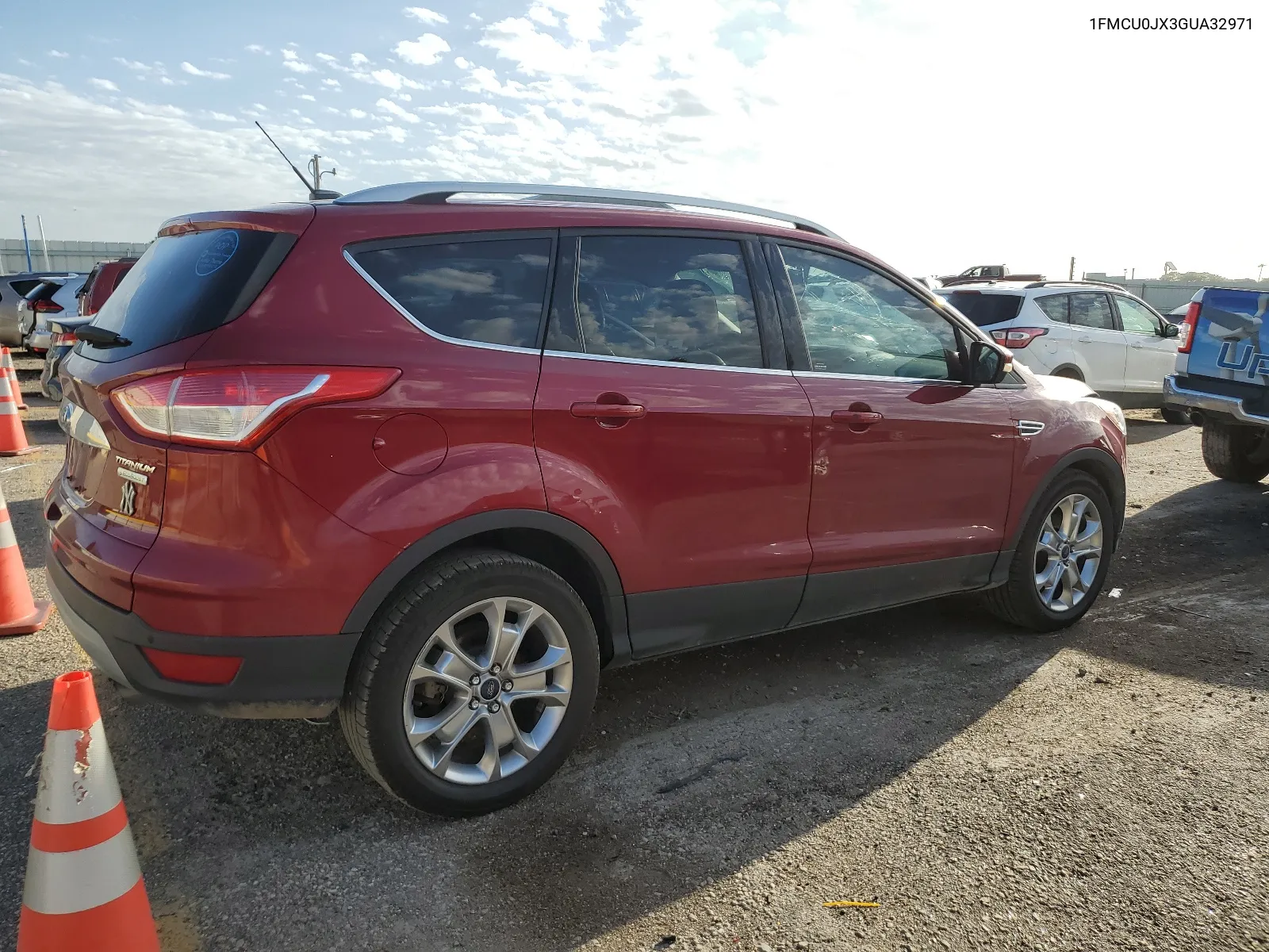 2016 Ford Escape Titanium VIN: 1FMCU0JX3GUA32971 Lot: 61463984