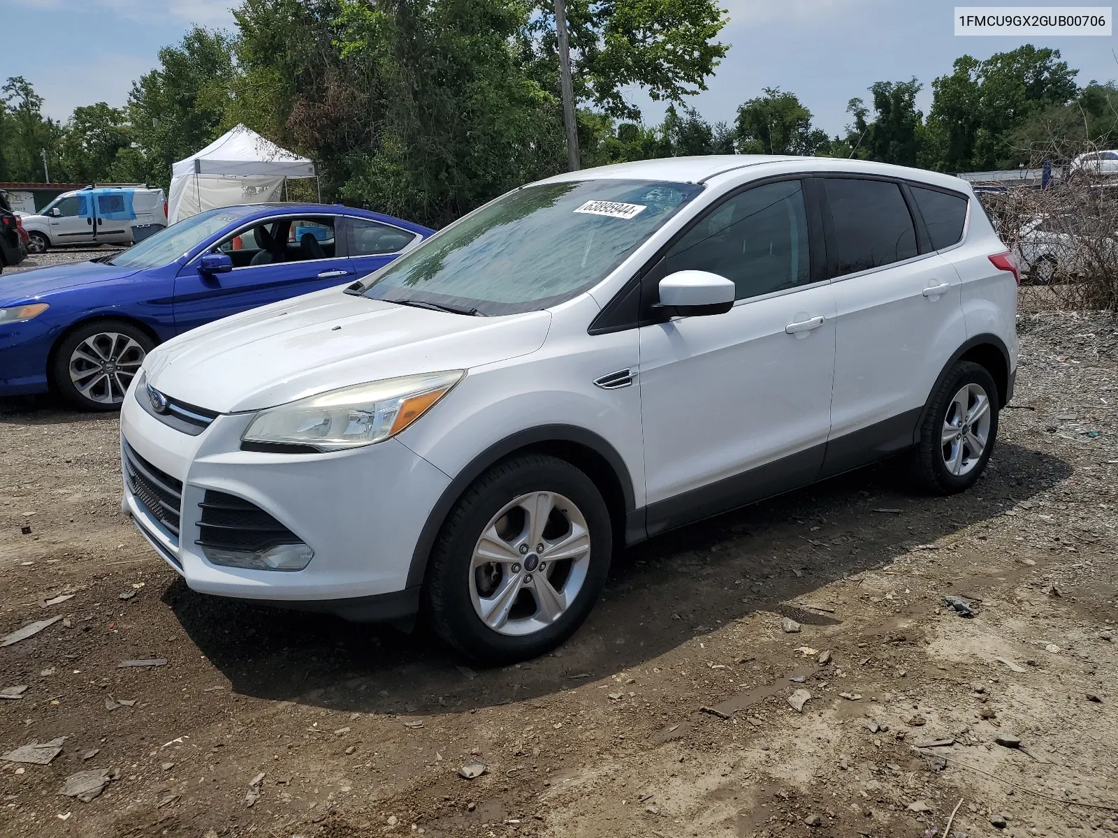 2016 Ford Escape Se VIN: 1FMCU9GX2GUB00706 Lot: 63895944