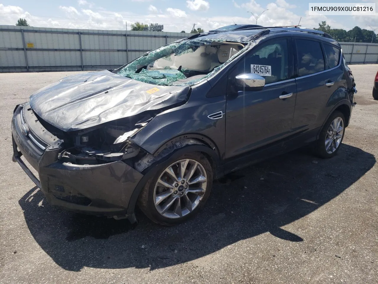 2016 Ford Escape Se VIN: 1FMCU9G9XGUC81216 Lot: 64245764