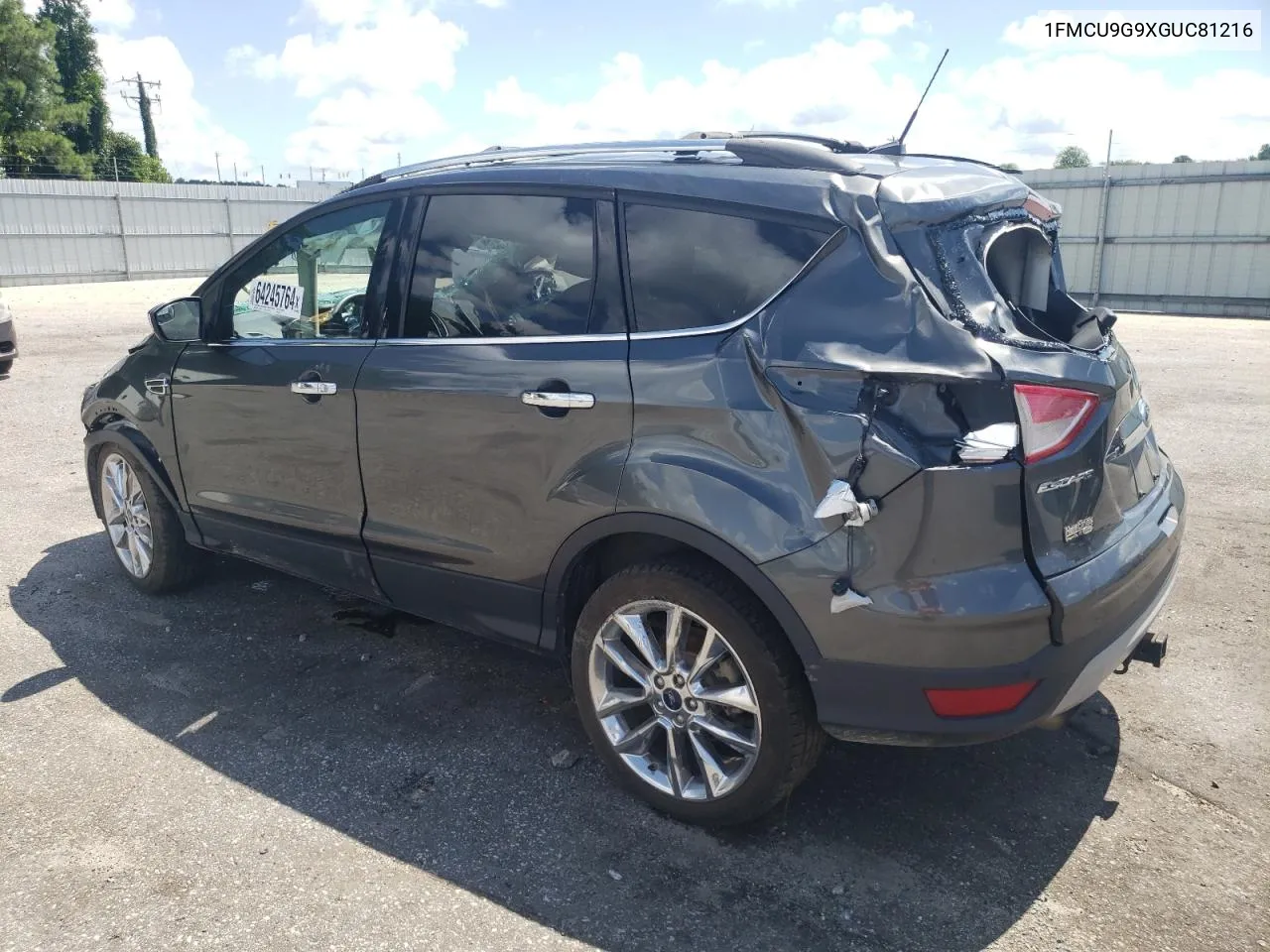 1FMCU9G9XGUC81216 2016 Ford Escape Se