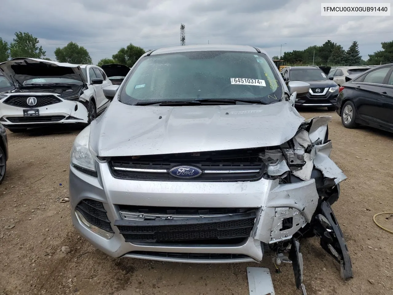 2016 Ford Escape Se VIN: 1FMCU0GX0GUB91440 Lot: 64510374