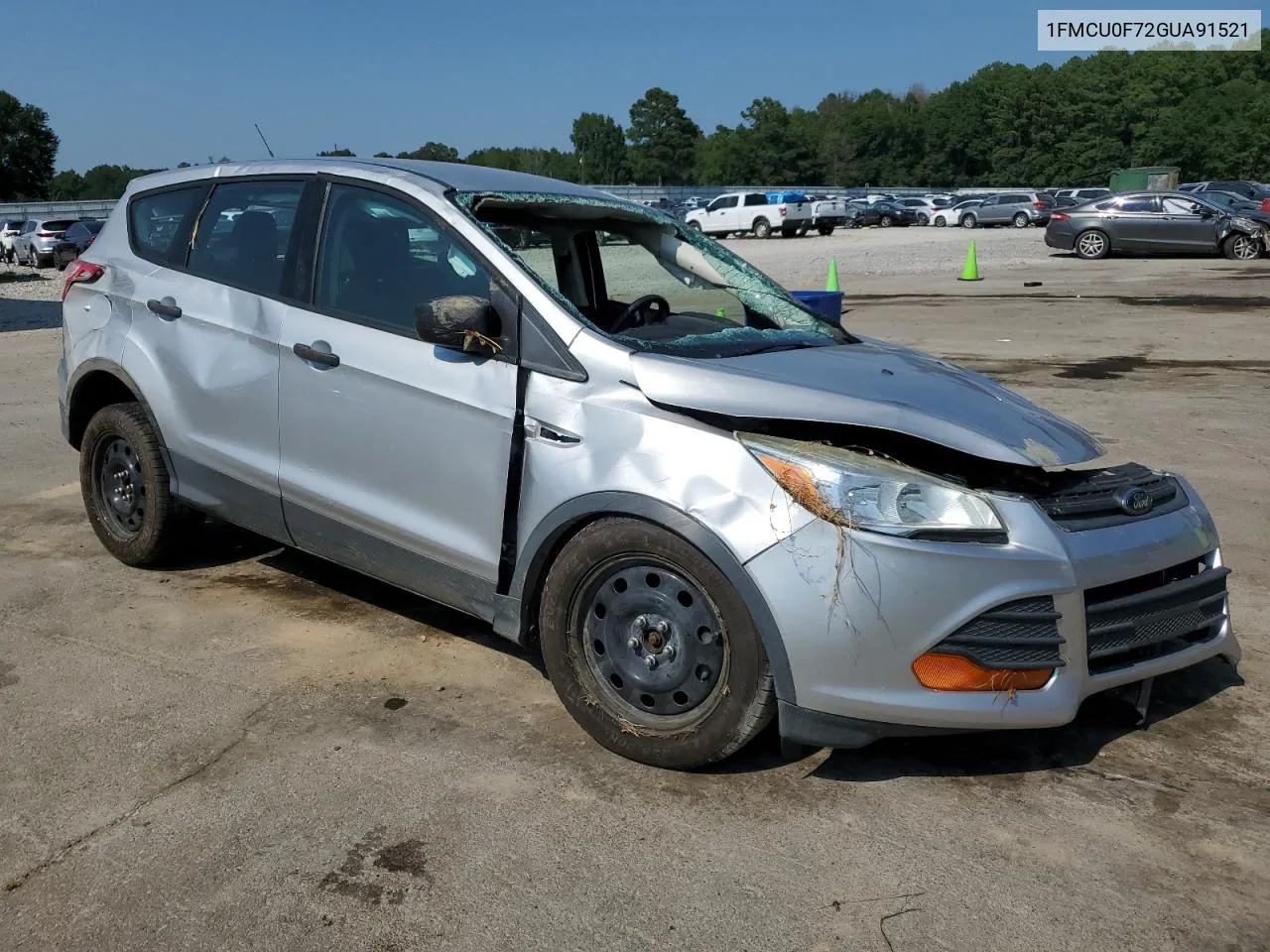 2016 Ford Escape S VIN: 1FMCU0F72GUA91521 Lot: 66199134