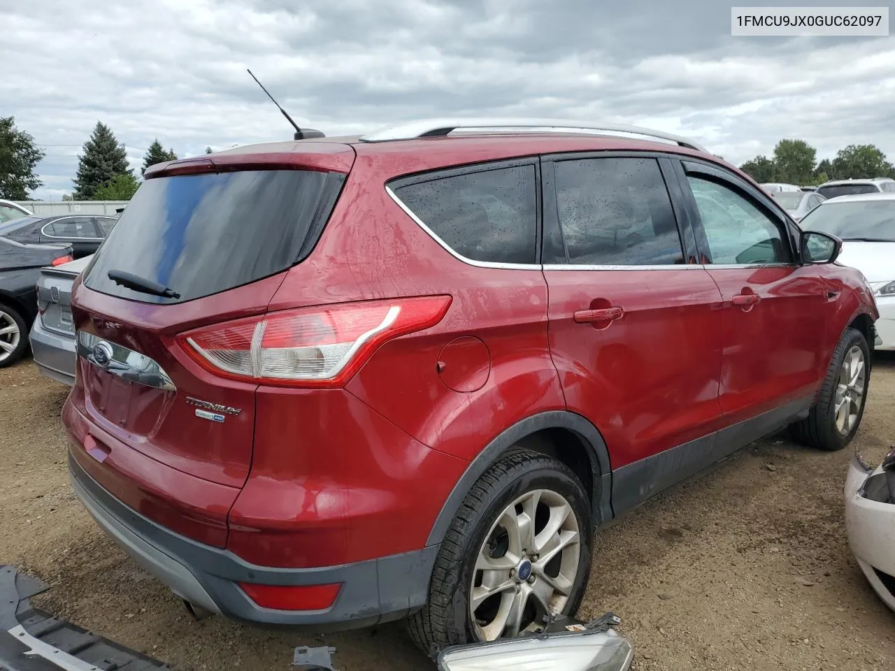 2016 Ford Escape Titanium VIN: 1FMCU9JX0GUC62097 Lot: 66493324