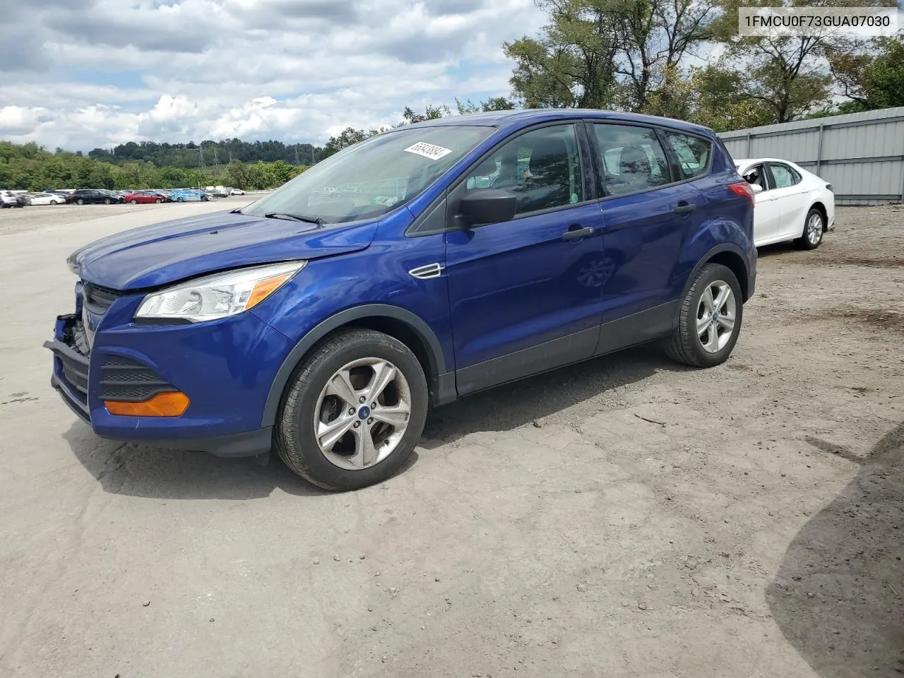 2016 Ford Escape S VIN: 1FMCU0F73GUA07030 Lot: 66843884