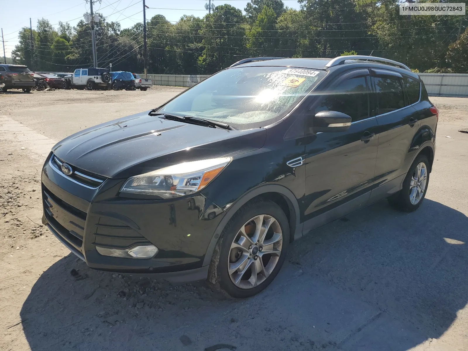 2016 Ford Escape Titanium VIN: 1FMCU0J98GUC72843 Lot: 67940094