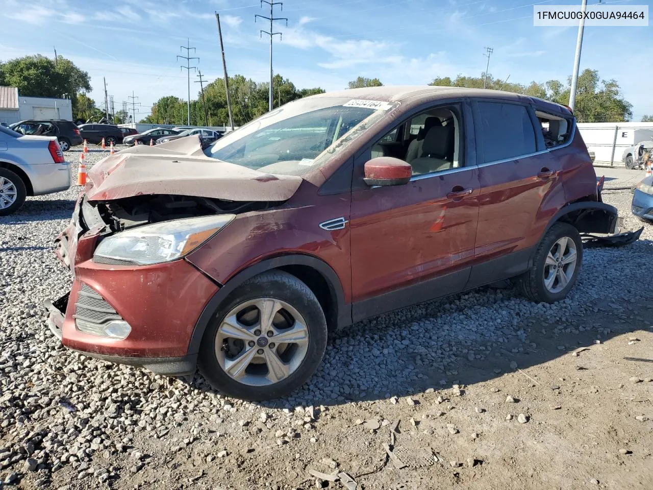 2016 Ford Escape Se VIN: 1FMCU0GX0GUA94464 Lot: 68484164