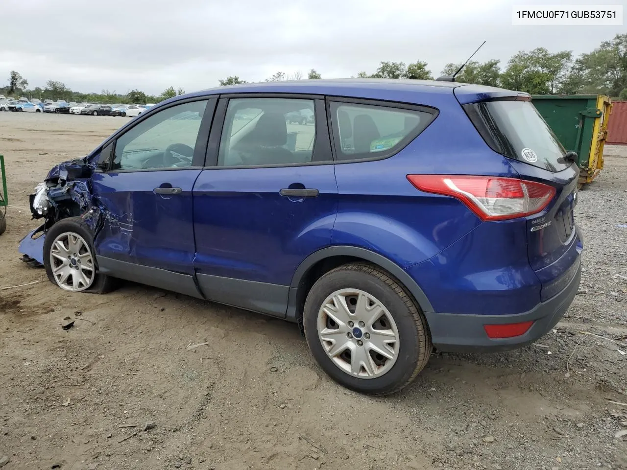 2016 Ford Escape S VIN: 1FMCU0F71GUB53751 Lot: 69936474