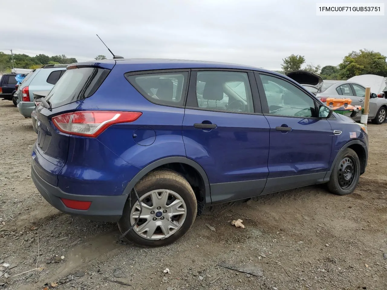 2016 Ford Escape S VIN: 1FMCU0F71GUB53751 Lot: 69936474