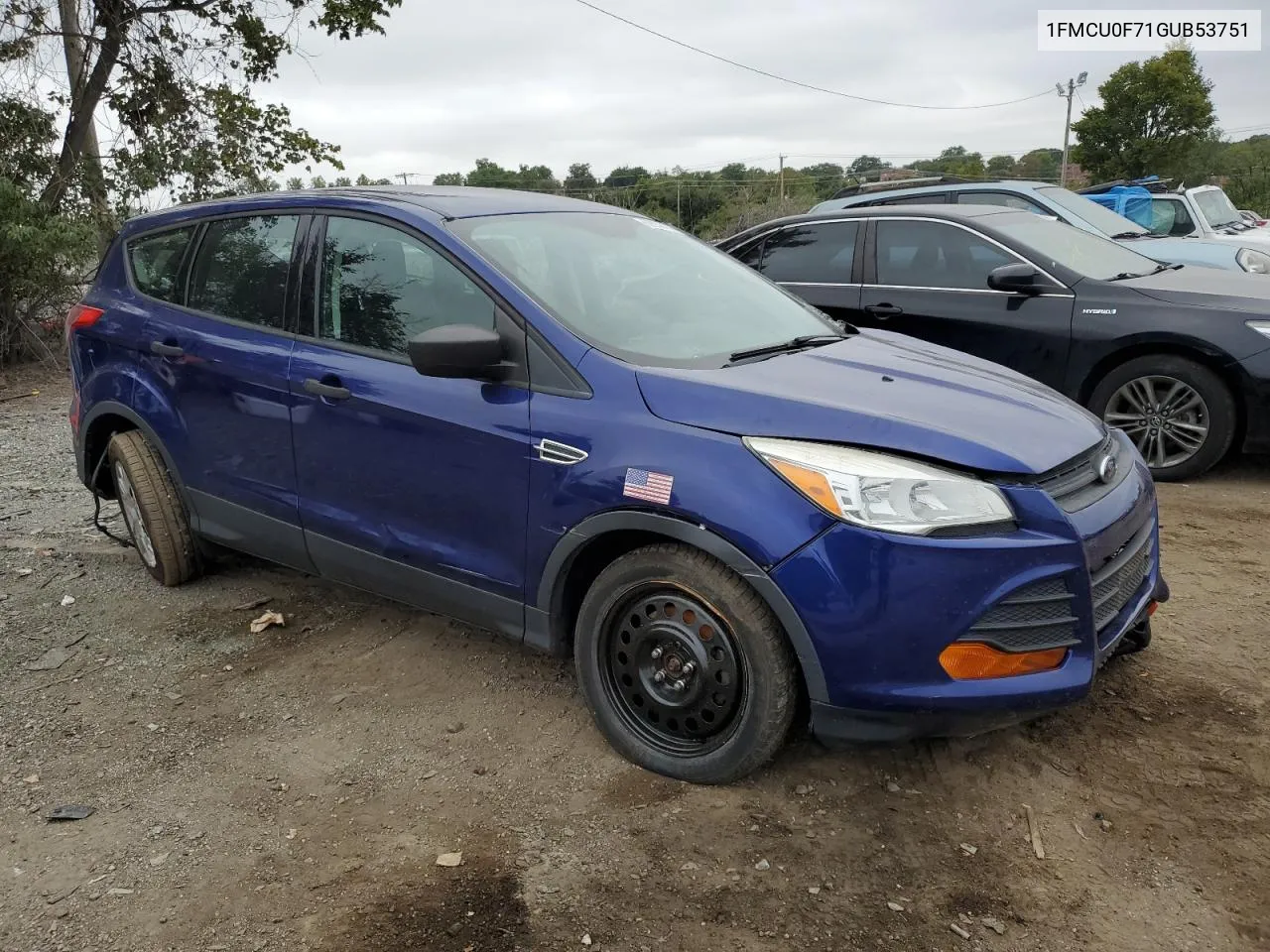 2016 Ford Escape S VIN: 1FMCU0F71GUB53751 Lot: 69936474