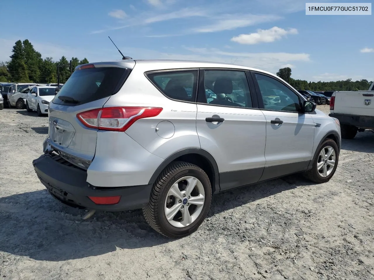 2016 Ford Escape S VIN: 1FMCU0F77GUC51702 Lot: 69974304