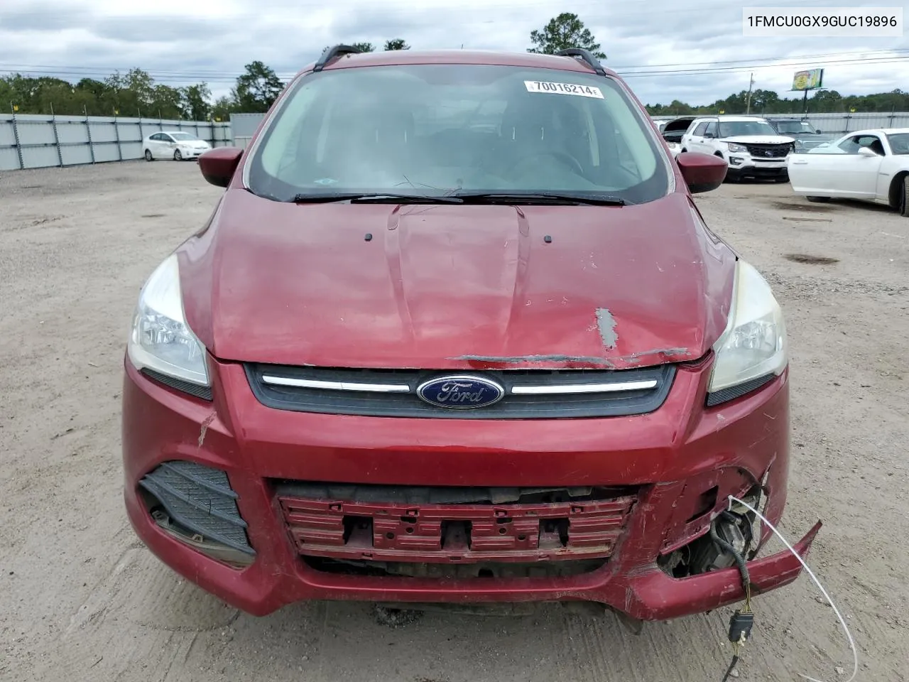 2016 Ford Escape Se VIN: 1FMCU0GX9GUC19896 Lot: 70016214