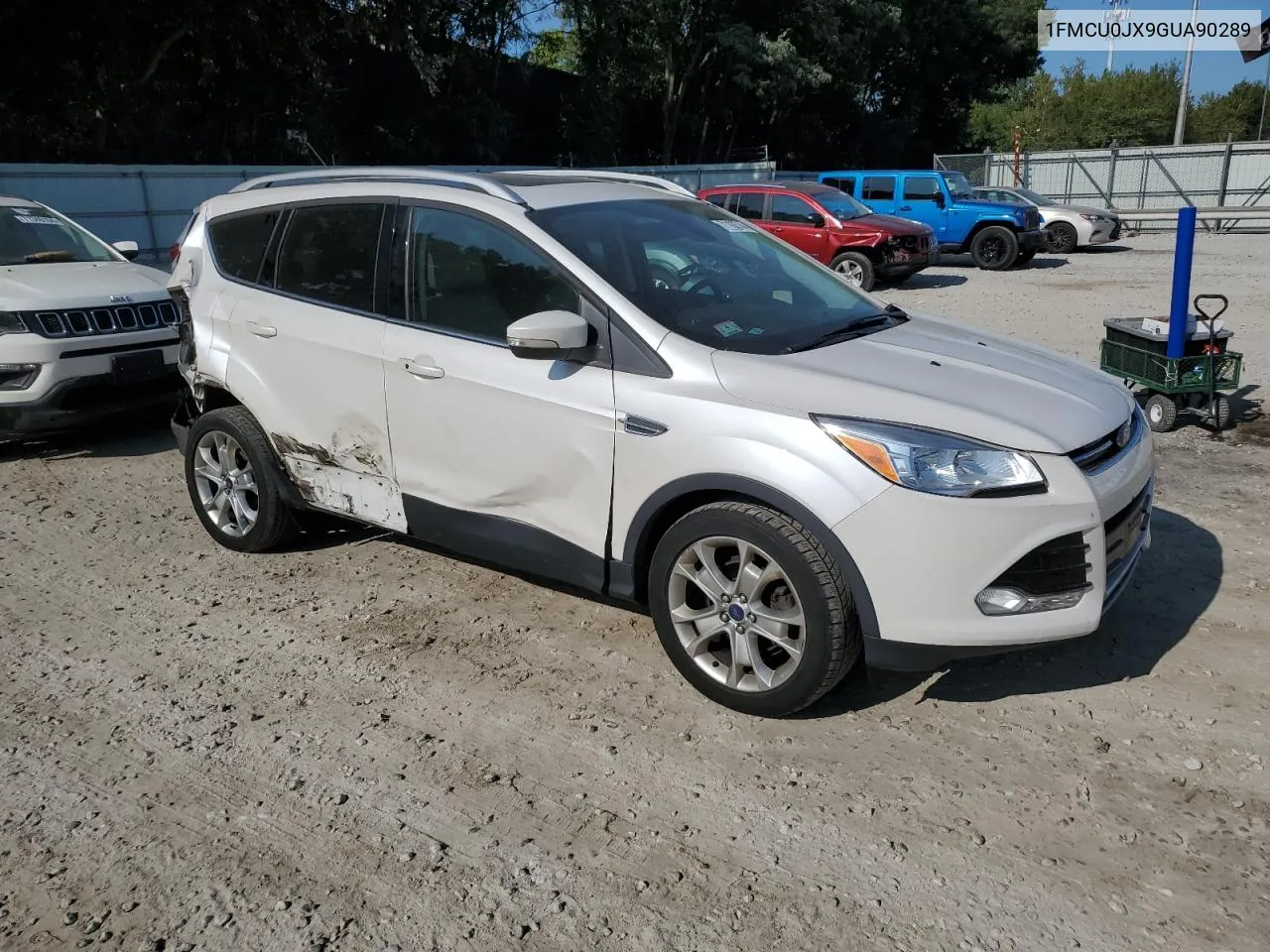 2016 Ford Escape Titanium VIN: 1FMCU0JX9GUA90289 Lot: 71163744