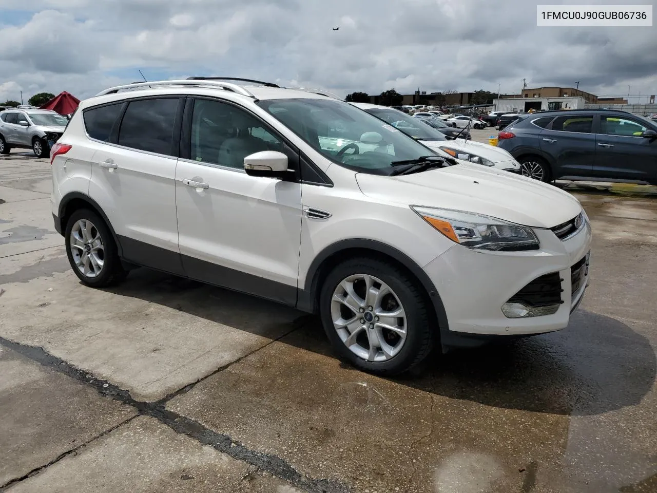 2016 Ford Escape Titanium VIN: 1FMCU0J90GUB06736 Lot: 71218224