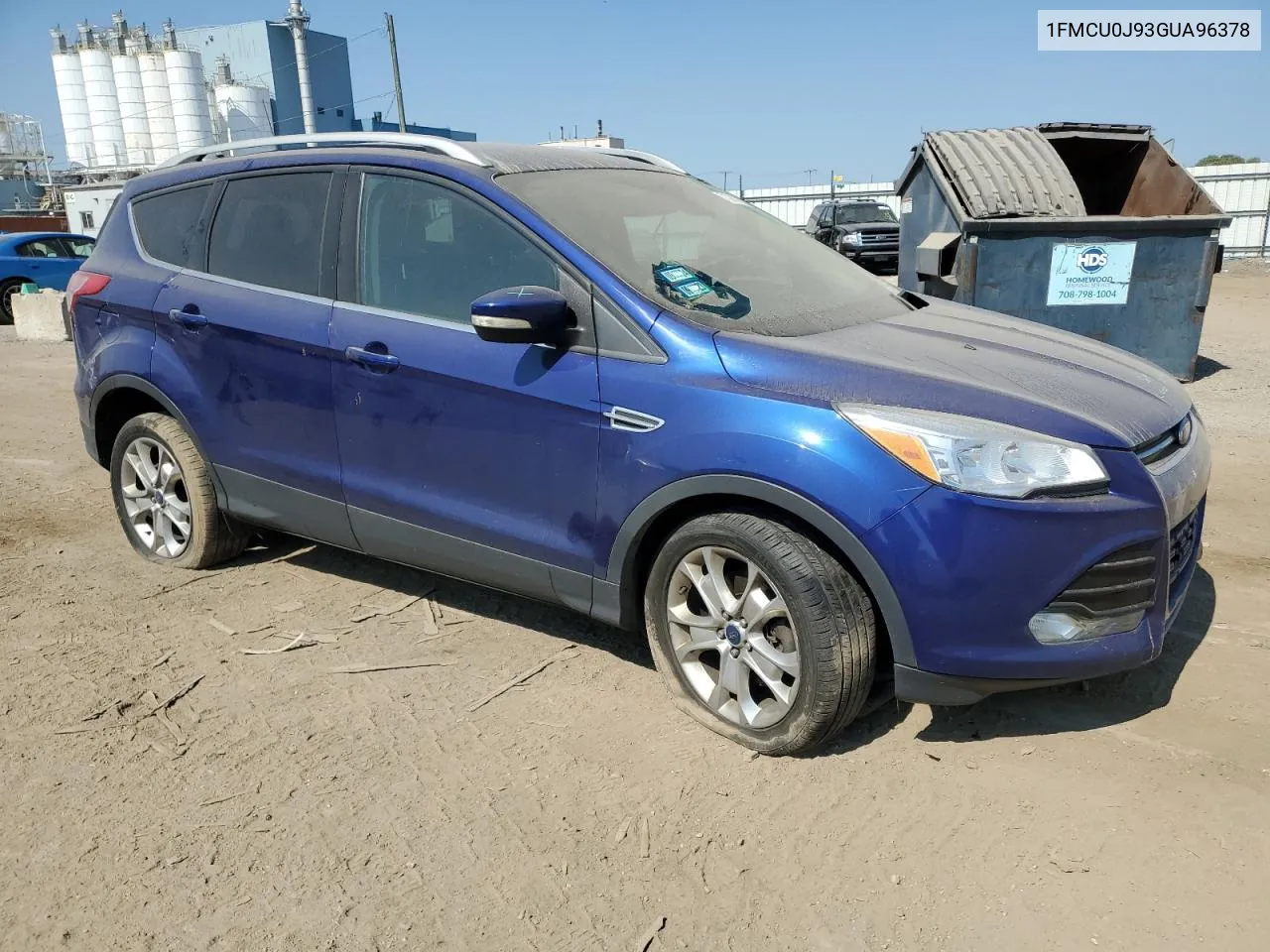 2016 Ford Escape Titanium VIN: 1FMCU0J93GUA96378 Lot: 71381324