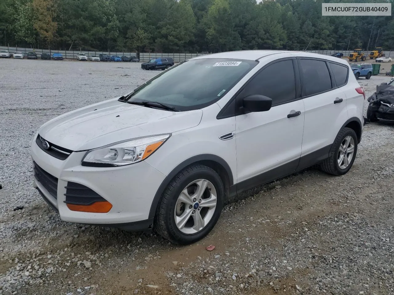 2016 Ford Escape S VIN: 1FMCU0F72GUB40409 Lot: 71523894