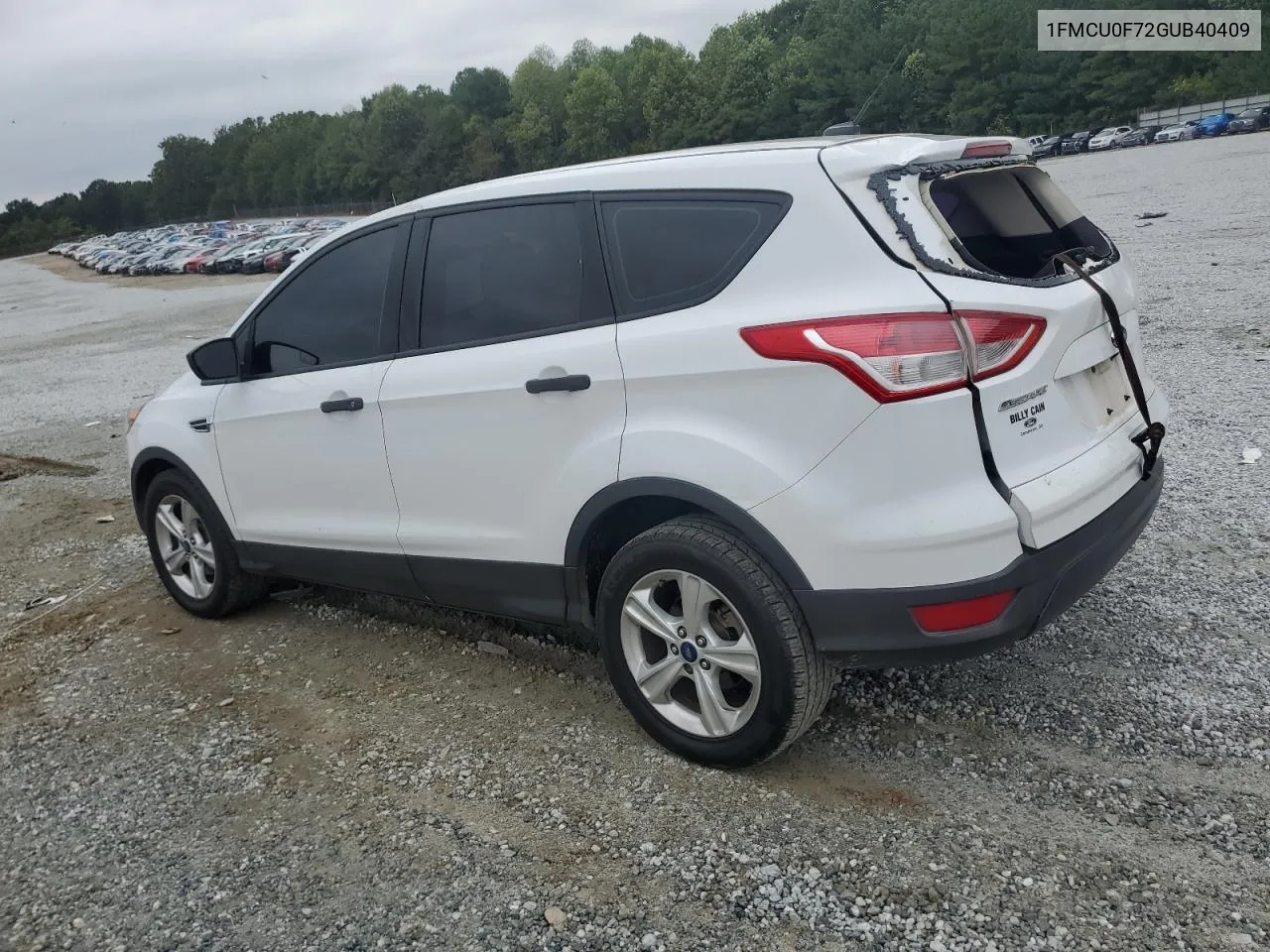 2016 Ford Escape S VIN: 1FMCU0F72GUB40409 Lot: 71523894