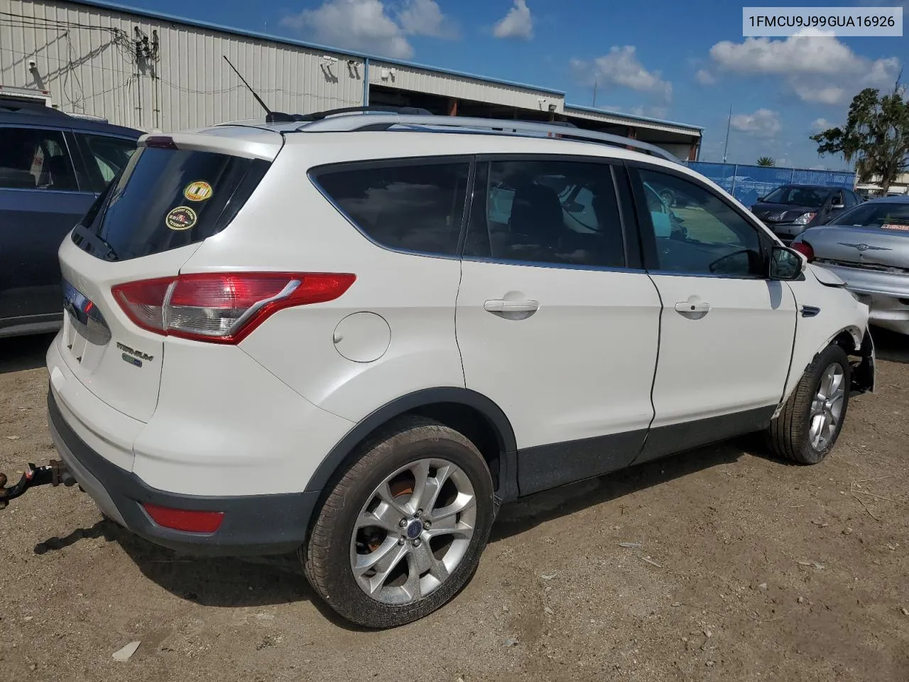 2016 Ford Escape Titanium VIN: 1FMCU9J99GUA16926 Lot: 71593404