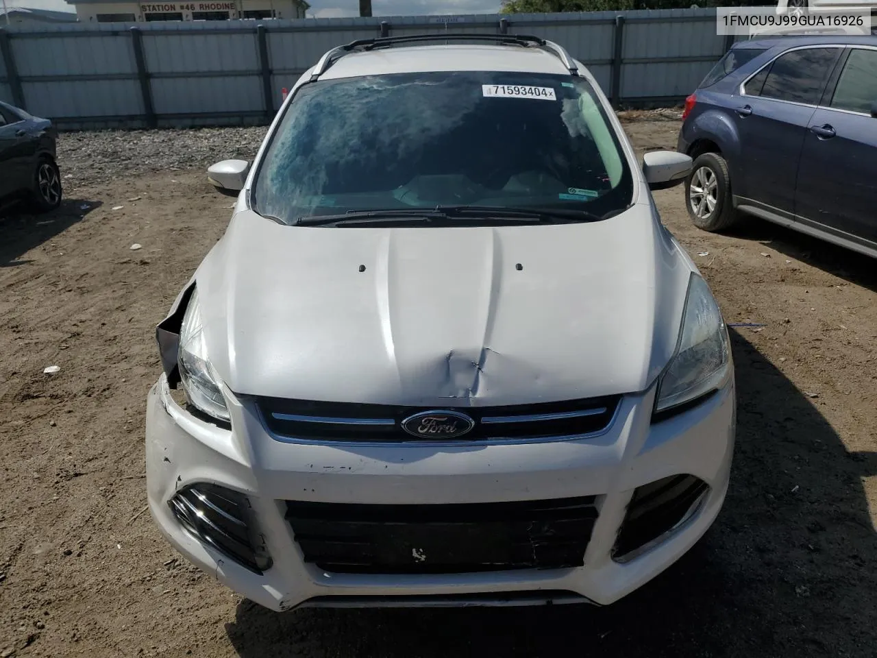 2016 Ford Escape Titanium VIN: 1FMCU9J99GUA16926 Lot: 71593404