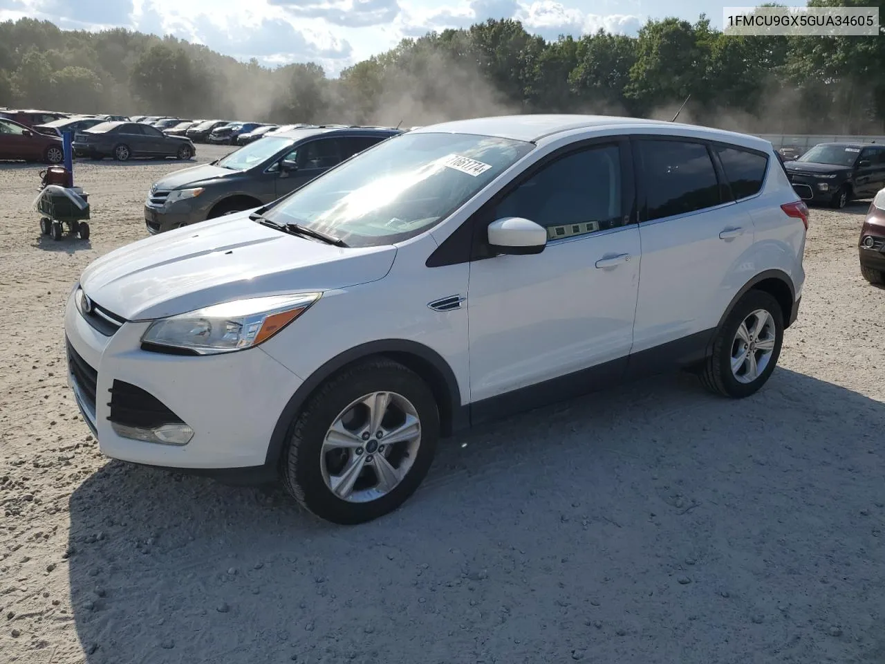 2016 Ford Escape Se VIN: 1FMCU9GX5GUA34605 Lot: 71661774