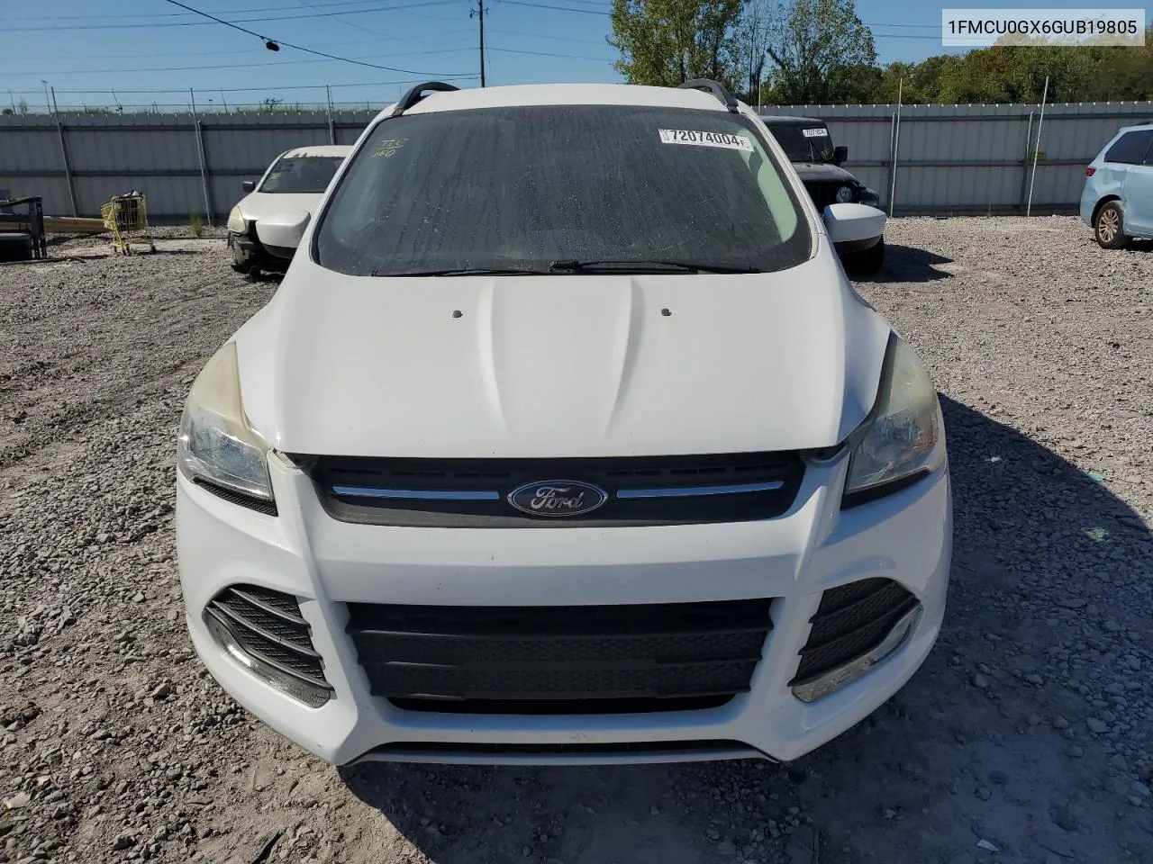 2016 Ford Escape Se VIN: 1FMCU0GX6GUB19805 Lot: 72074004