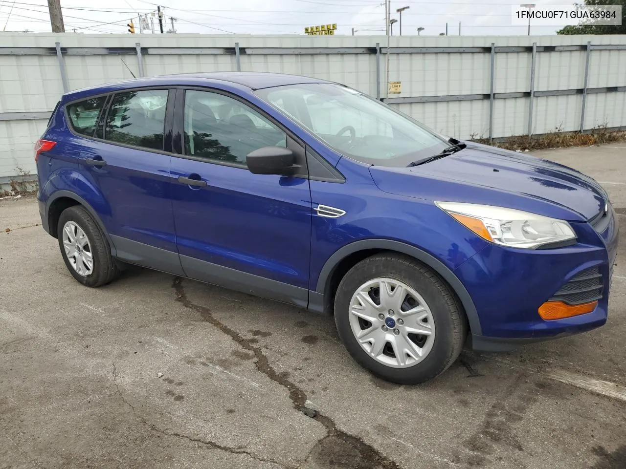 2016 Ford Escape S VIN: 1FMCU0F71GUA63984 Lot: 72775994