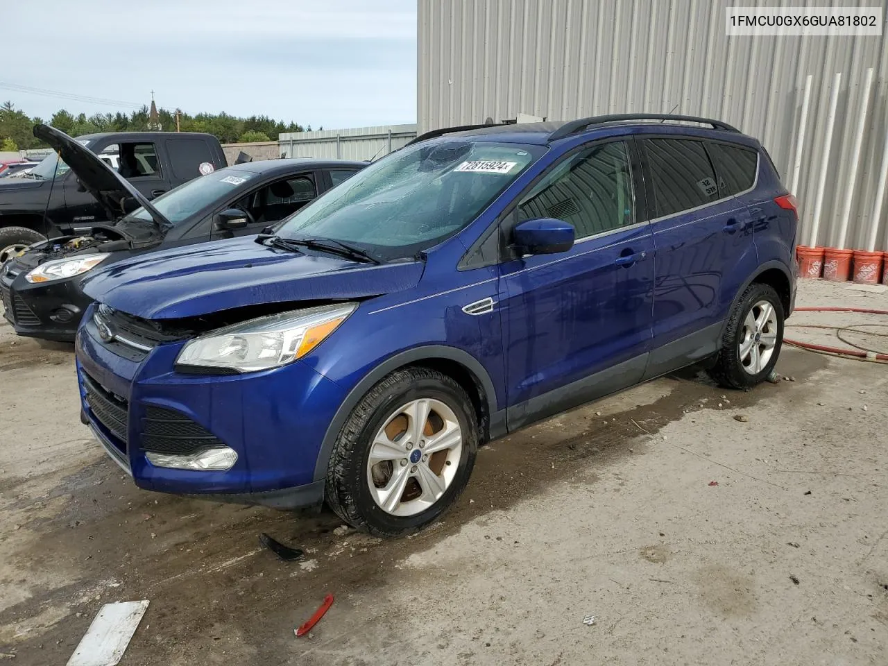 2016 Ford Escape Se VIN: 1FMCU0GX6GUA81802 Lot: 72815924