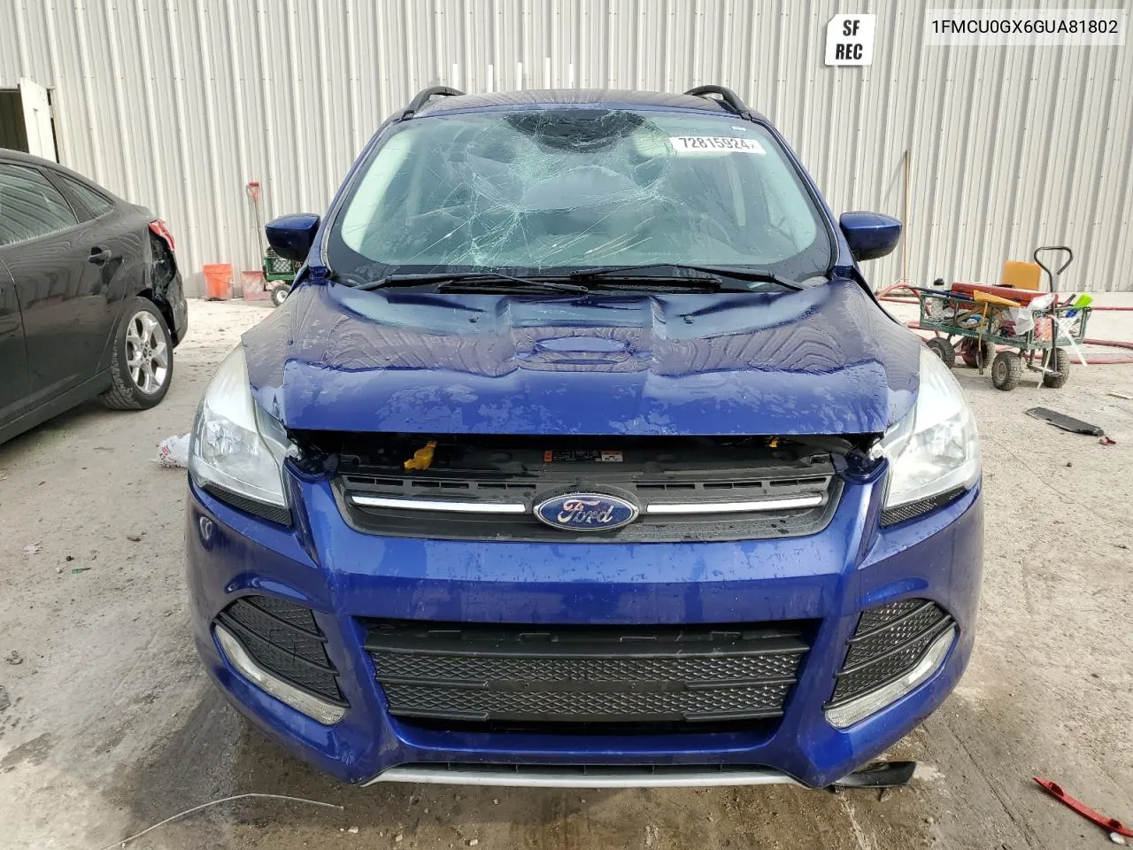 2016 Ford Escape Se VIN: 1FMCU0GX6GUA81802 Lot: 72815924