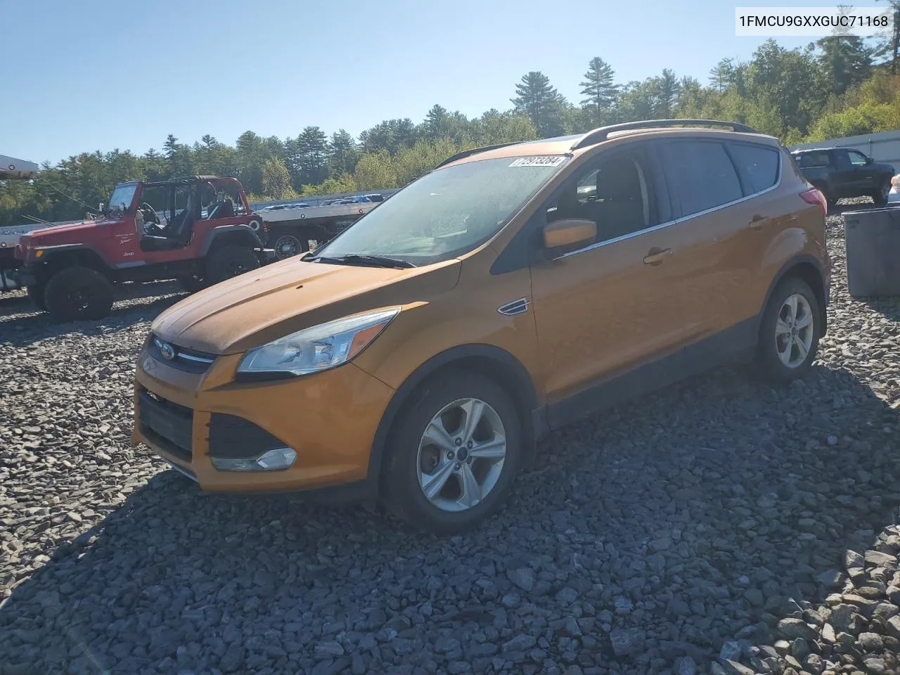 2016 Ford Escape Se VIN: 1FMCU9GXXGUC71168 Lot: 72973284