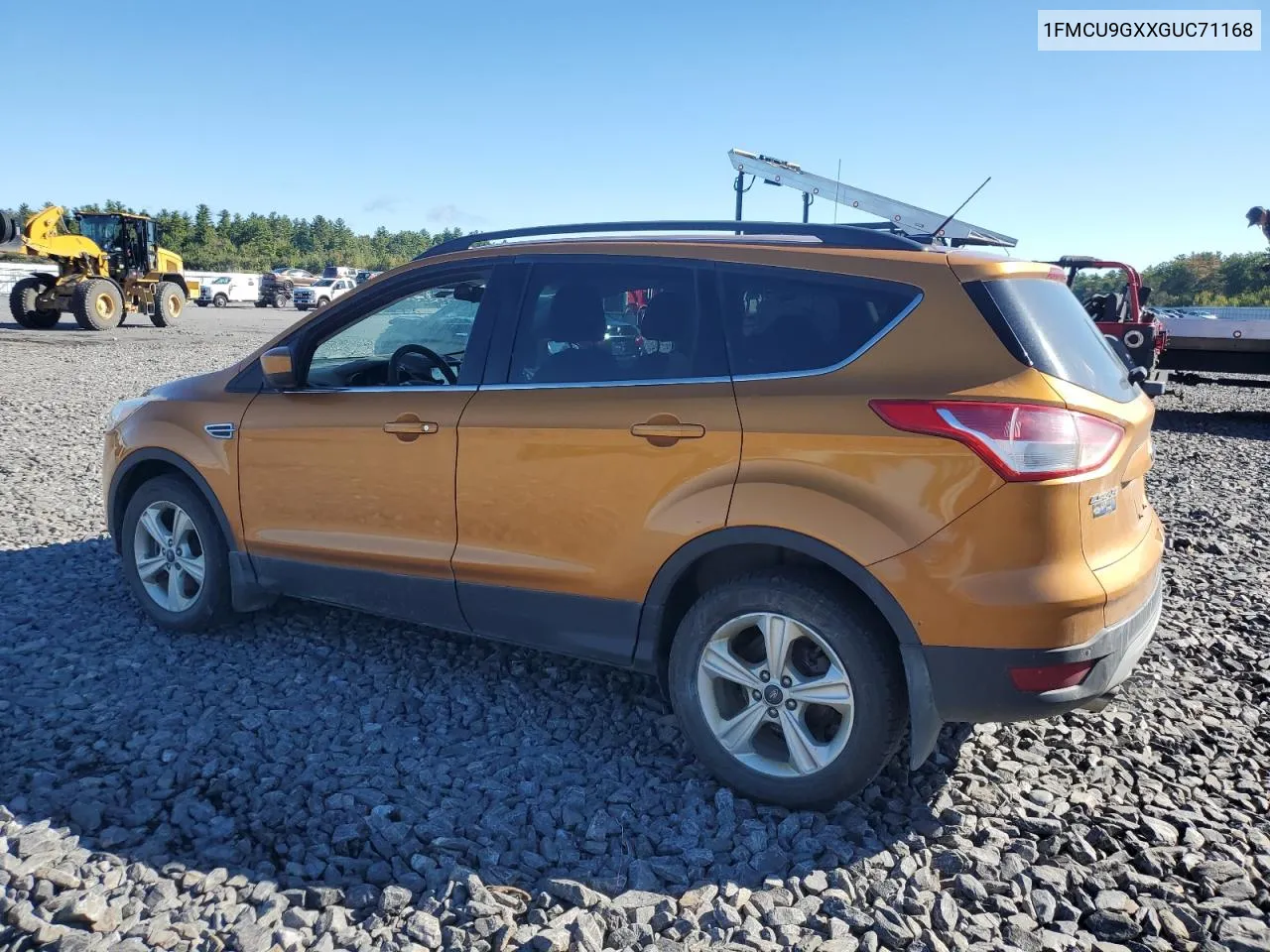 2016 Ford Escape Se VIN: 1FMCU9GXXGUC71168 Lot: 72973284