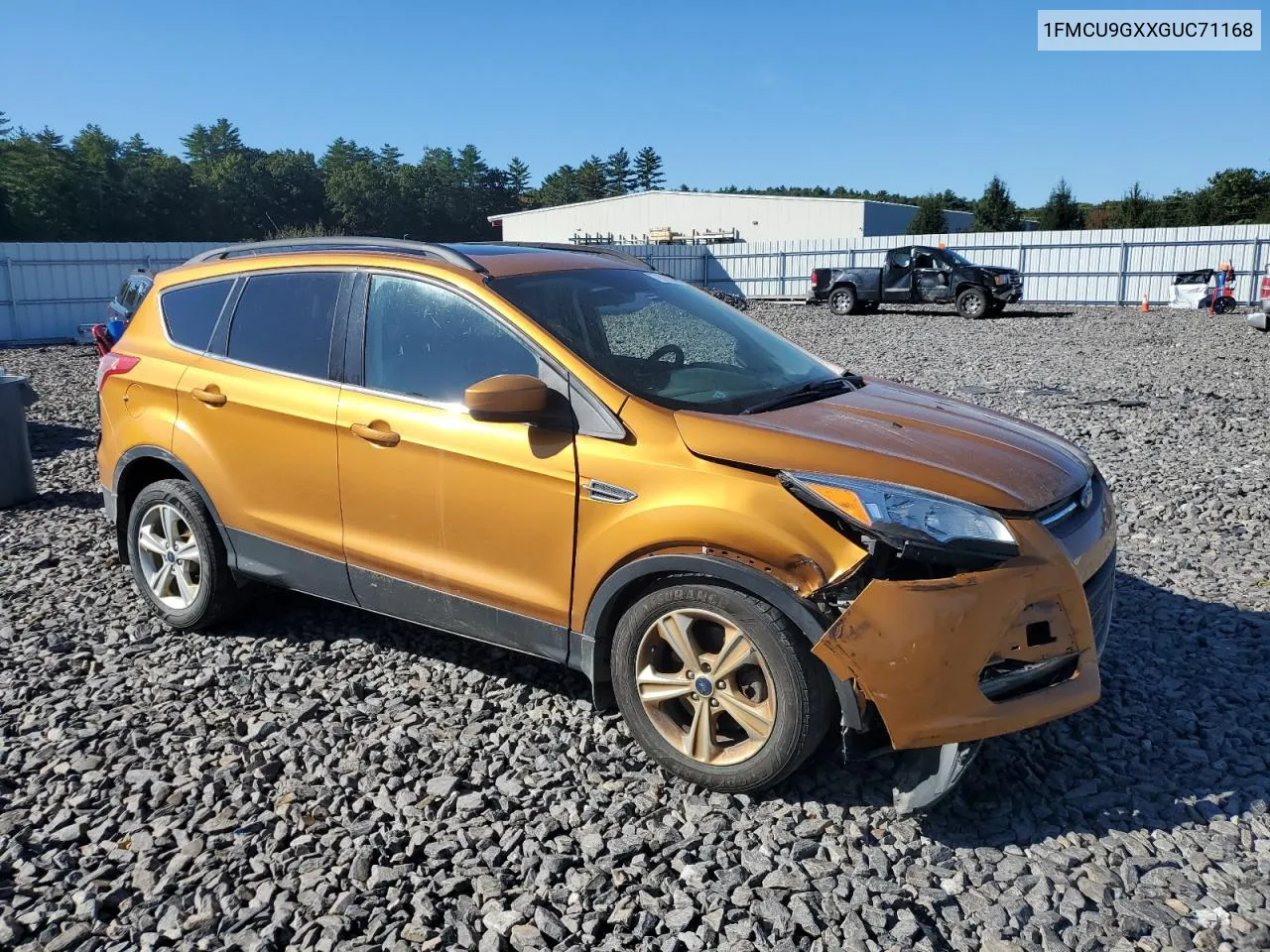 2016 Ford Escape Se VIN: 1FMCU9GXXGUC71168 Lot: 72973284