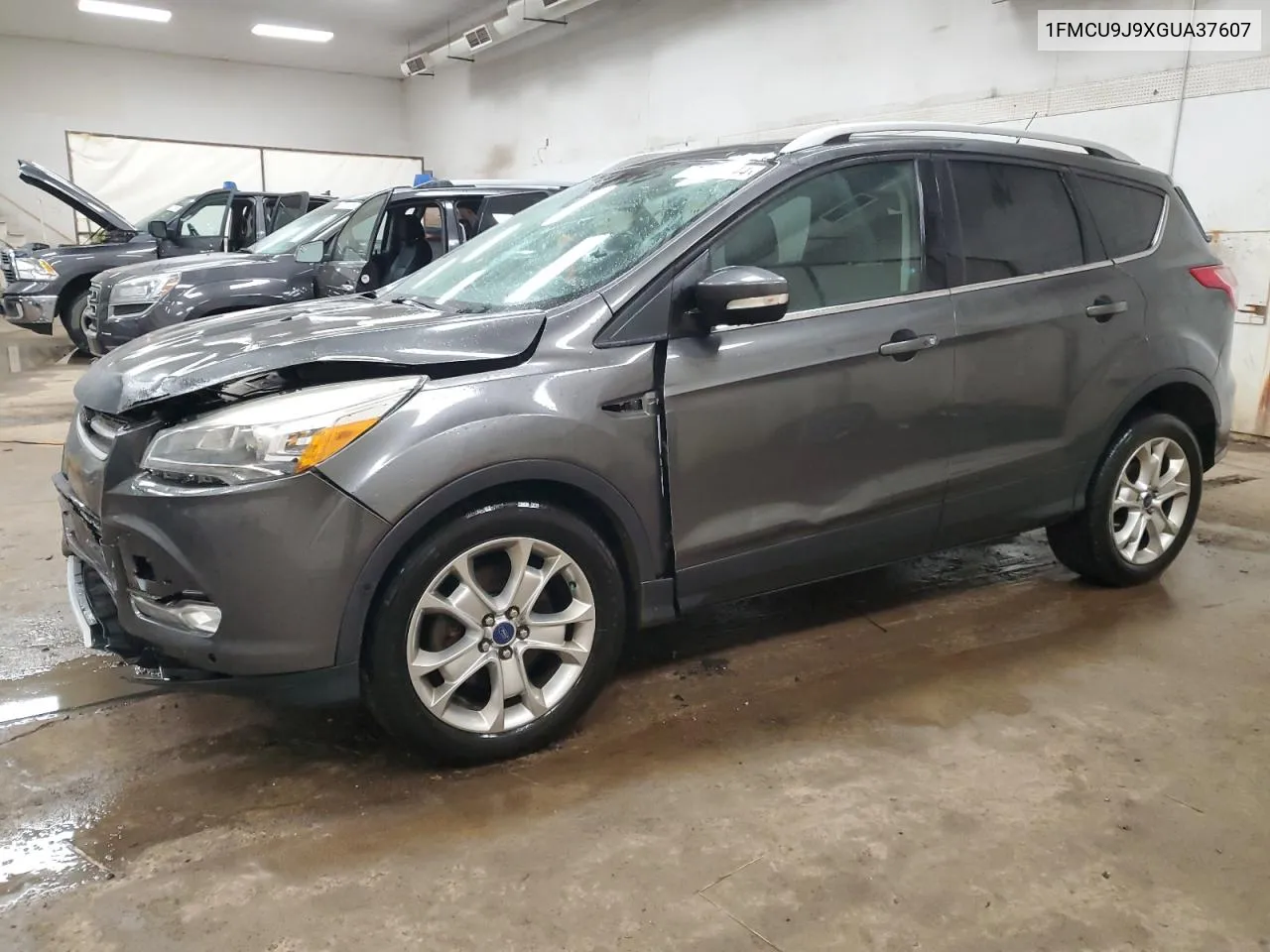 2016 Ford Escape Titanium VIN: 1FMCU9J9XGUA37607 Lot: 72975244