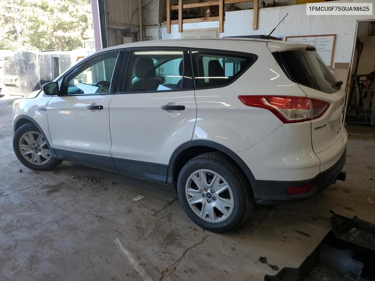 2016 Ford Escape S VIN: 1FMCU0F75GUA98625 Lot: 73108194